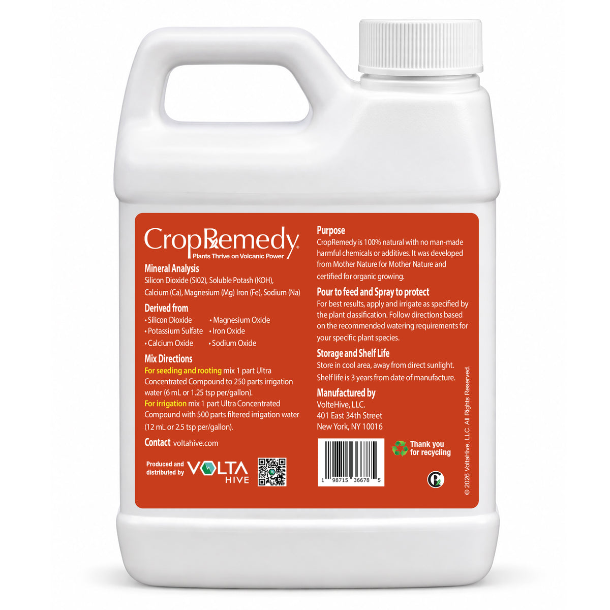 CropRemedy- 1 Pint Ultra Concentrate (Makes 60 gallons)