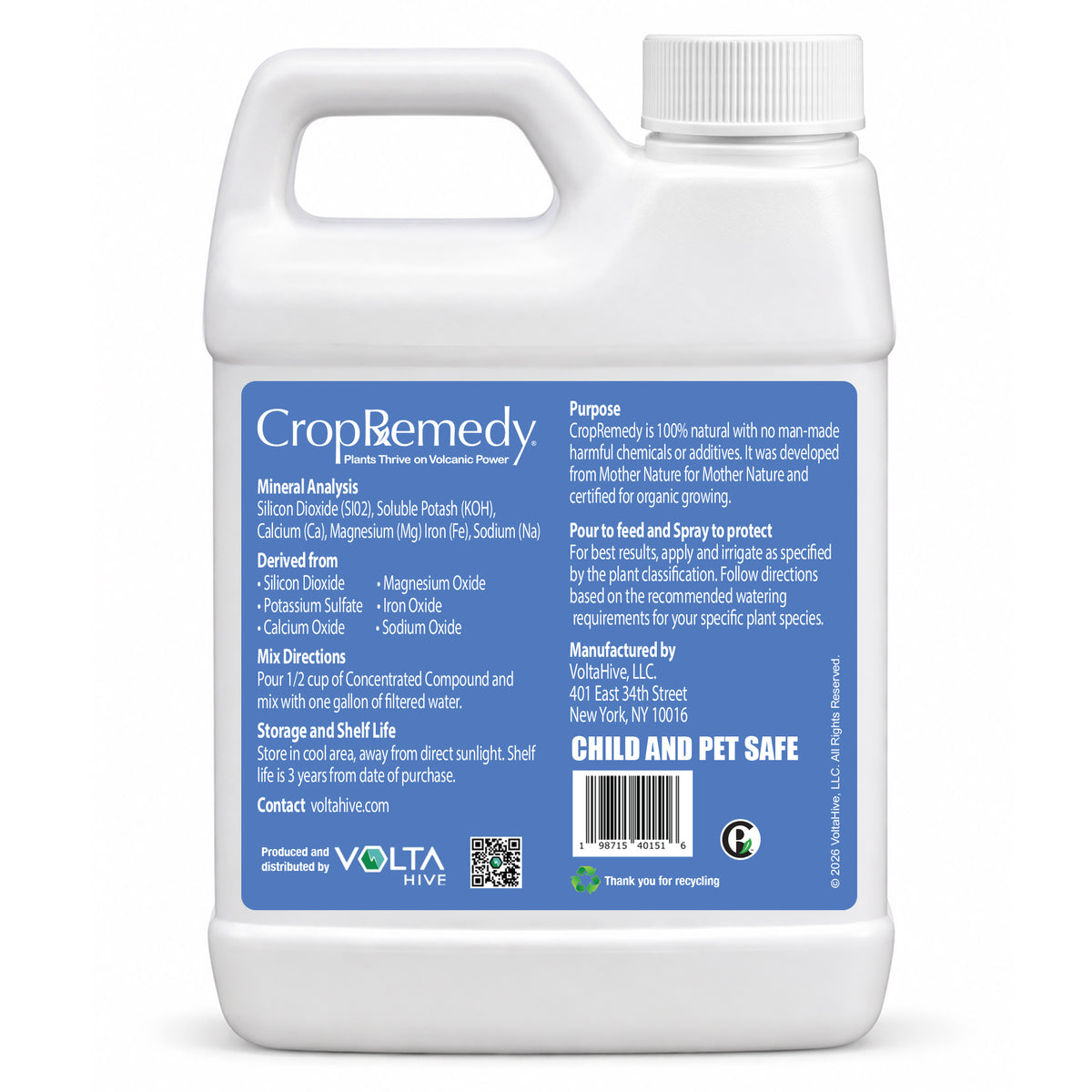CropRemedy- 1 Pint Concentrate (Makes 4 Gallons)