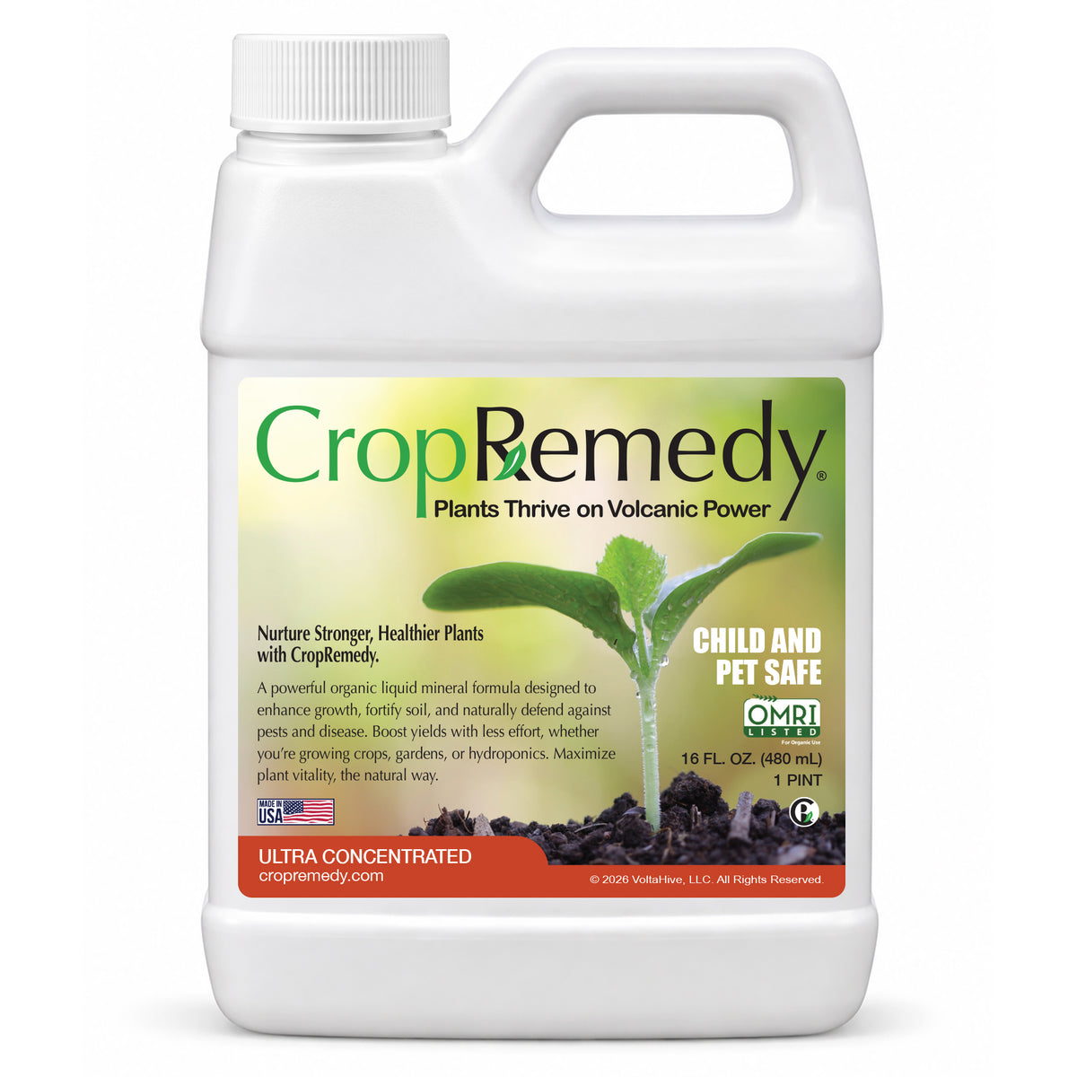 CropRemedy- 1 Pint Ultra Concentrate (Makes 60 gallons)