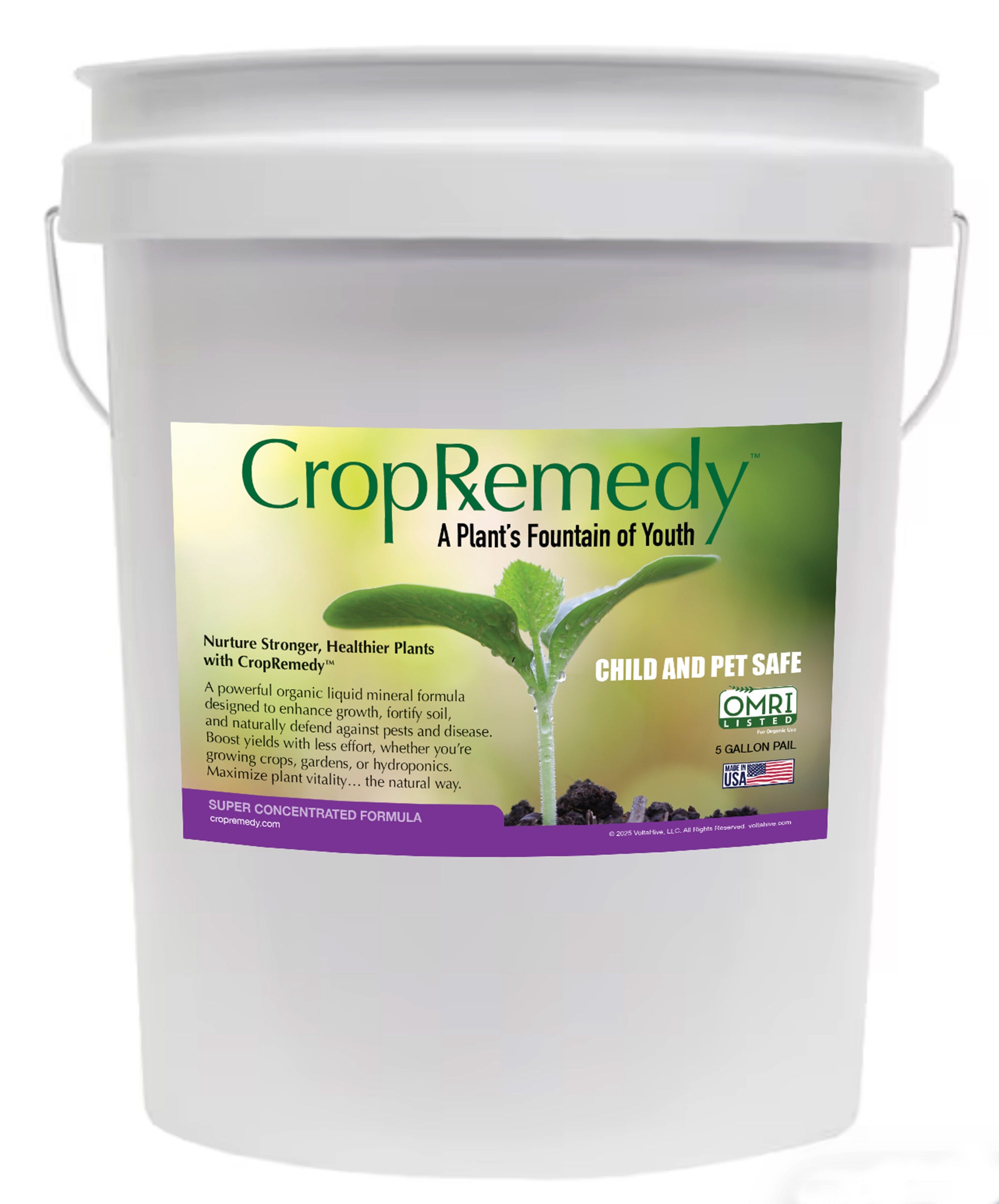 CropRemedy- 5 Gallon Super Concentrate Bucket (Makes 5,000 Gallons)